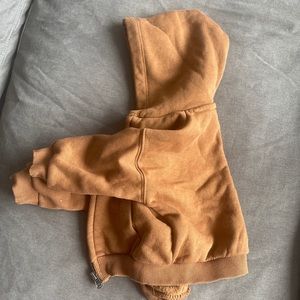 Baby Zara orange hoodie 9-12 months